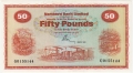 Northern Bank Ltd 50 Pounds,  1. 3.1981